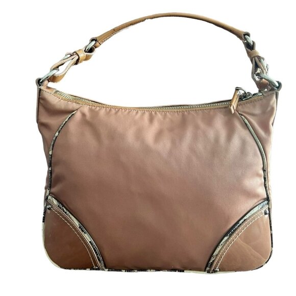 PRADA: Pale Pink/Salmon Handbag #1245 - Picture 2 of 8